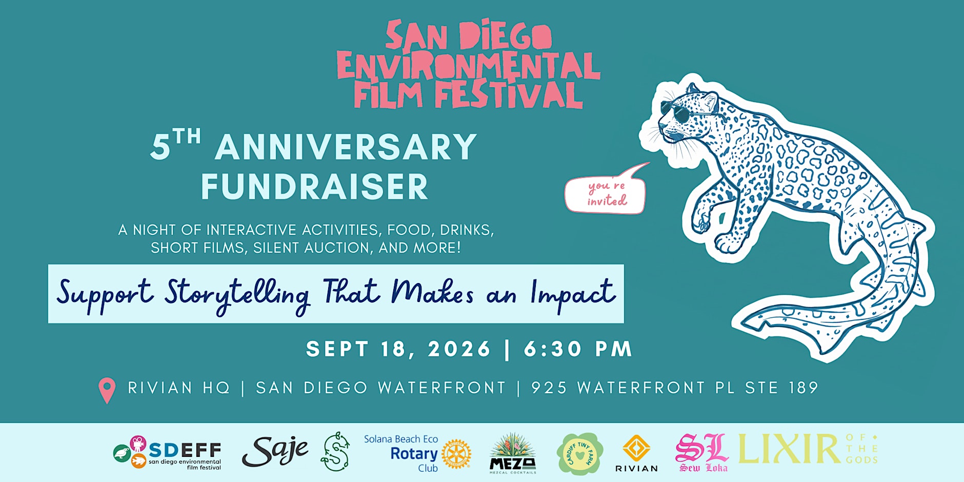San Diego Environmental Film Festival 2026 Fundraiser